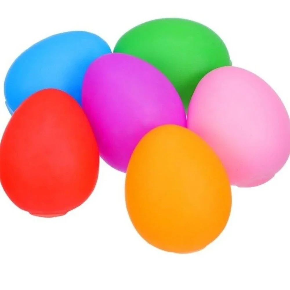 Easter Eggs Stress Ball Toys - 24 PCS Easter Basket Stuffers Rubber Stress Balls